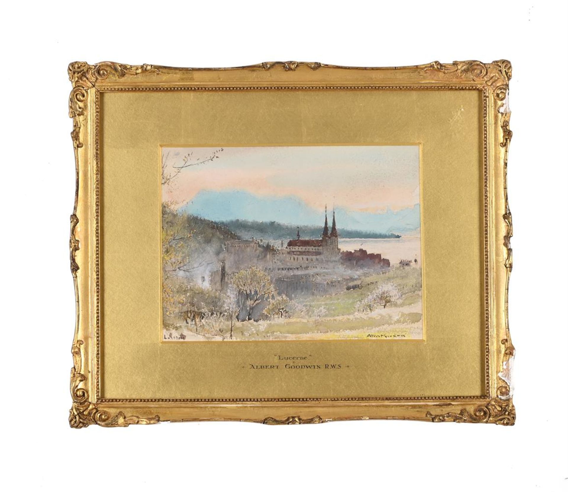 ALBERT GOODWIN (BRITISH 1845-1932), LUCERNE - Image 2 of 3