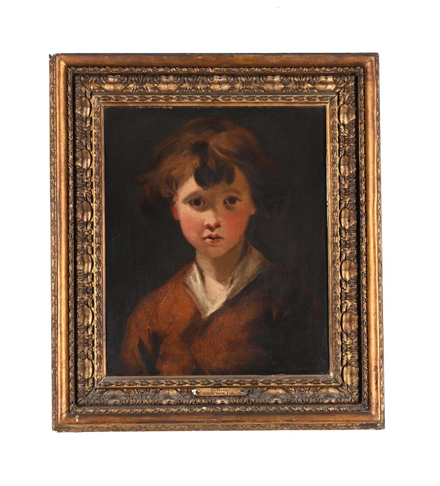 CIRCLE OF JOSHUA REYNOLDS (BRITISH 1723-1792), EDWIN: STUDY OF A YOUNG BOY - Image 2 of 3