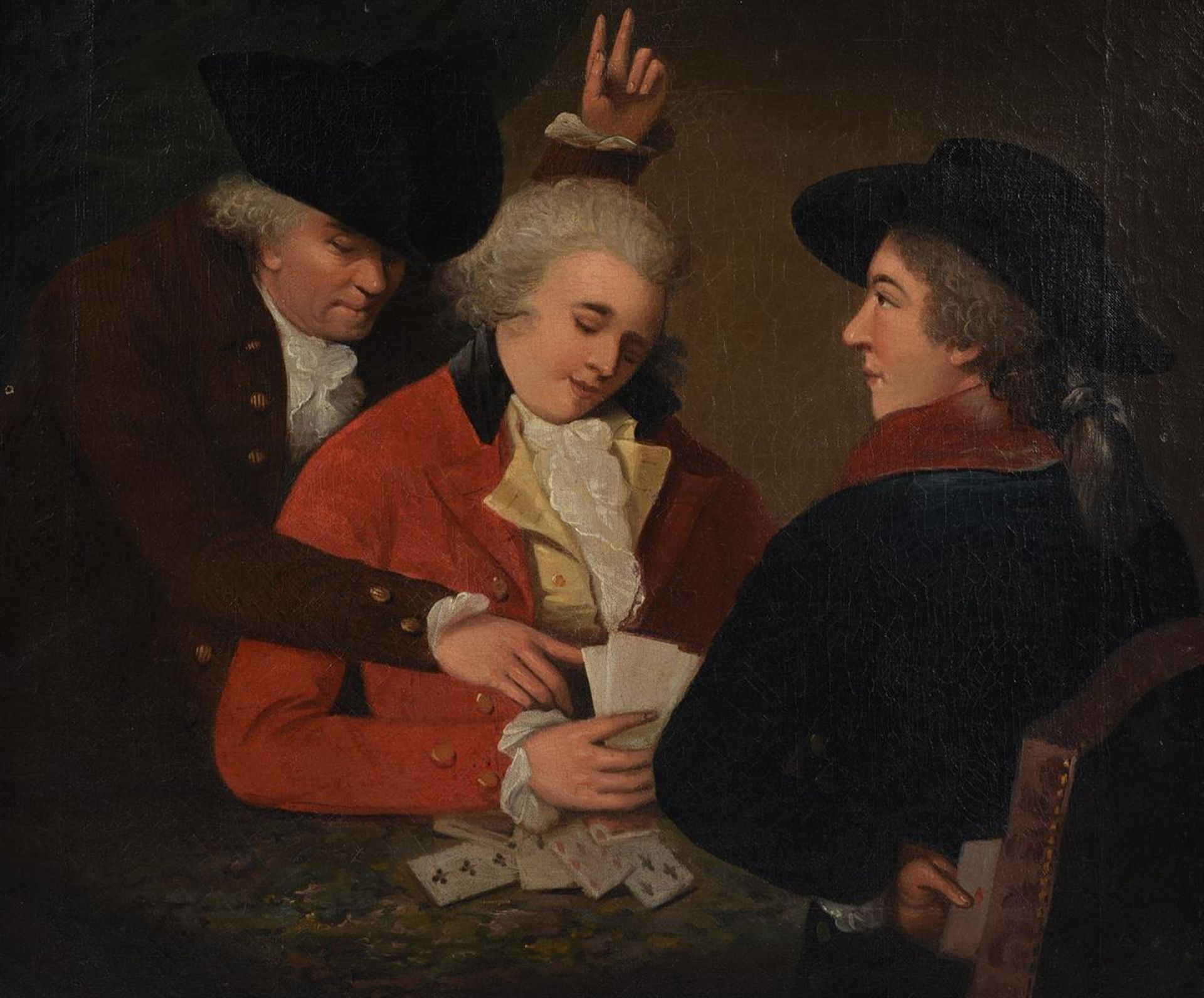 FOLLOWER OF REV. MATTHEW WILLIAM PETERS (BRITISH 1742-1814), THE CARD SHARPS