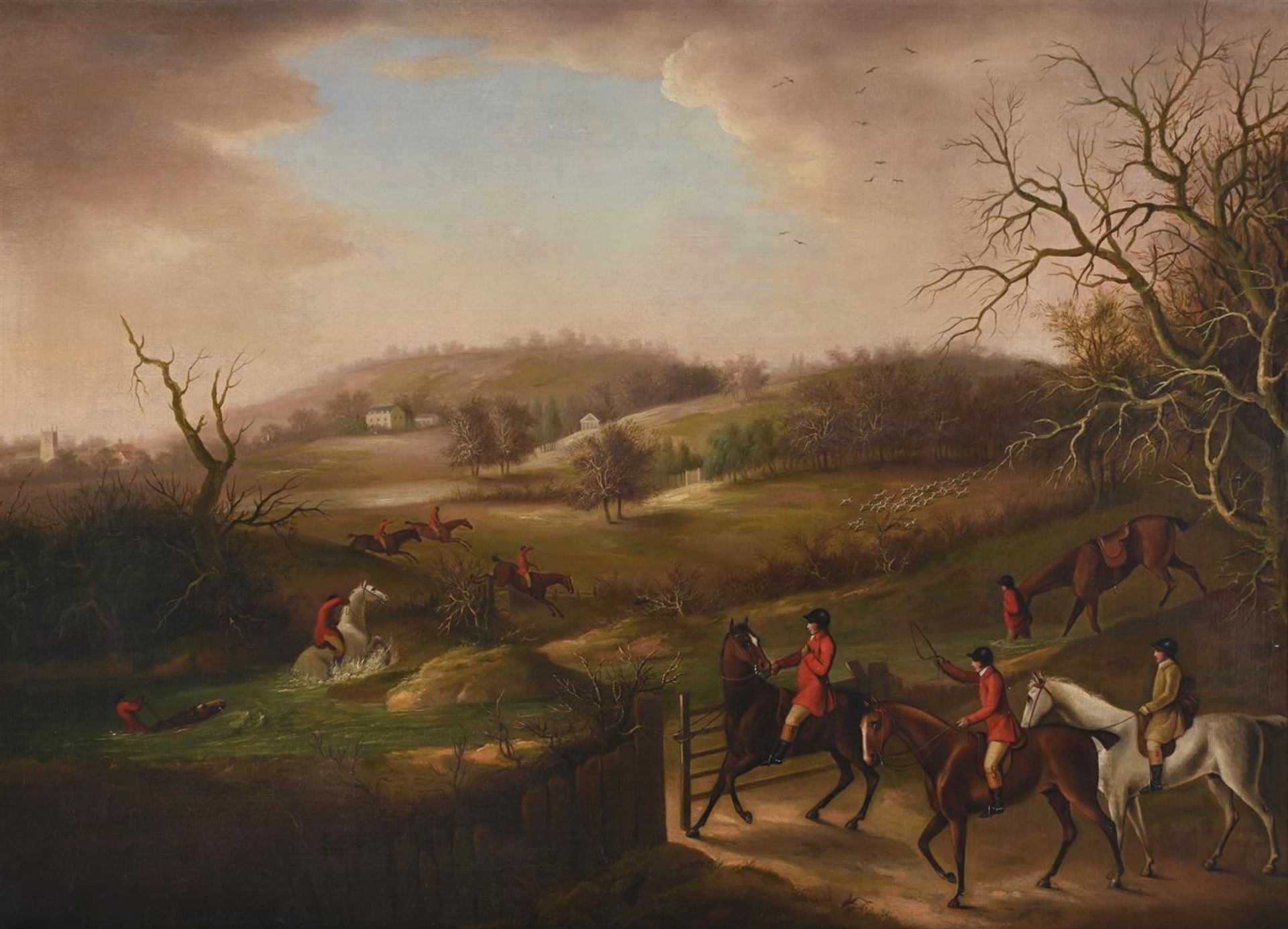 CHARLES LORRAINE SMITH (BRITISH 1751-1835), THE QUORN HUNT