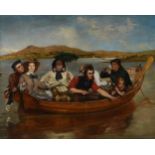 ATTRIBUTED TO THOMAS MUSGRAVE JOY (BRITISH 1812-1866), THE BOATING PARTY