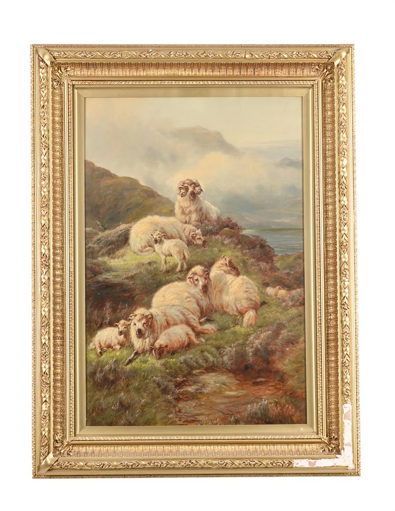 GEORGE MORISS (BRITISH 19TH CENTURY), HIGHLAND SHEEP RESTING - Image 2 of 3