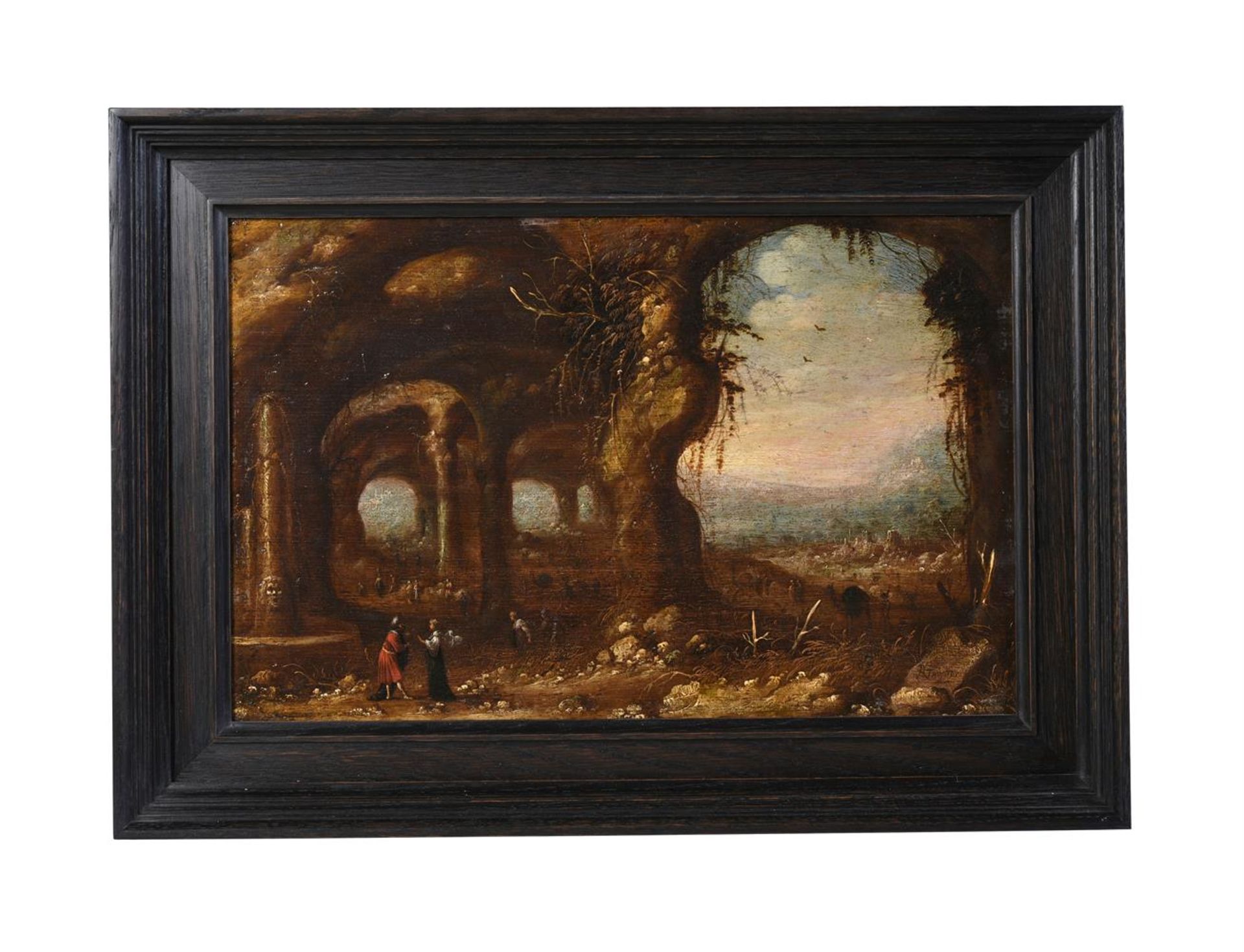 ROMBOUT VAN TROYEN (DUTCH CIRCA 1605-1650), ORIENTALIST FIGURES IN A GROTTO - Bild 2 aus 2