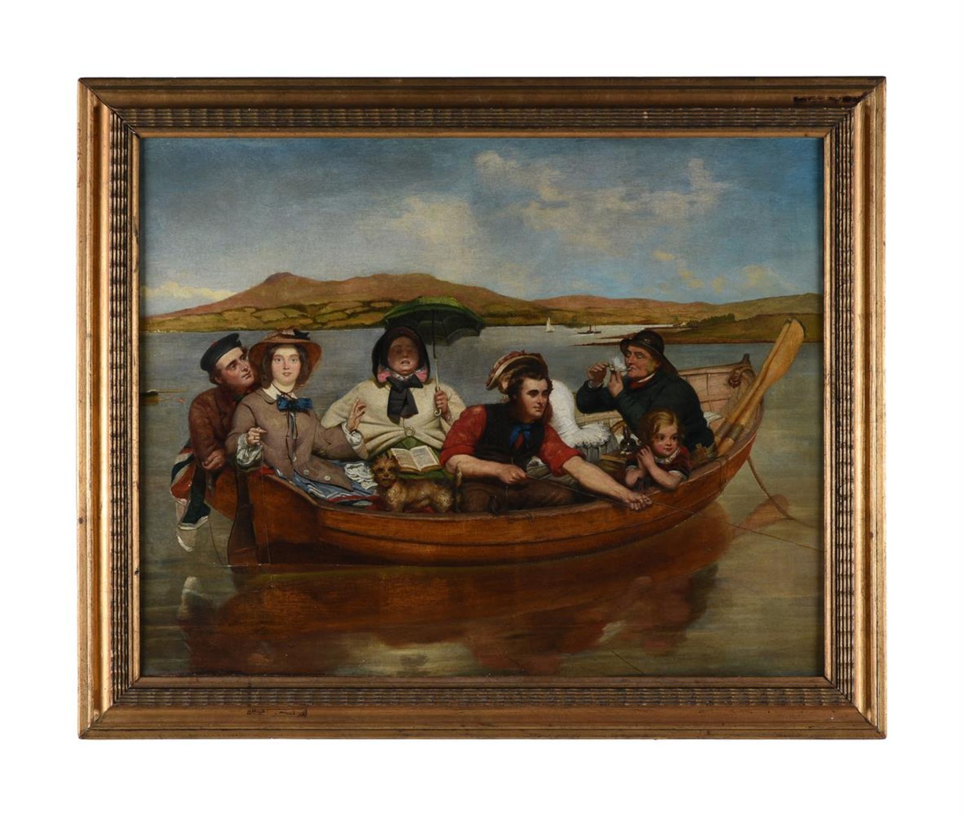 ATTRIBUTED TO THOMAS MUSGRAVE JOY (BRITISH 1812-1866), THE BOATING PARTY - Image 2 of 3