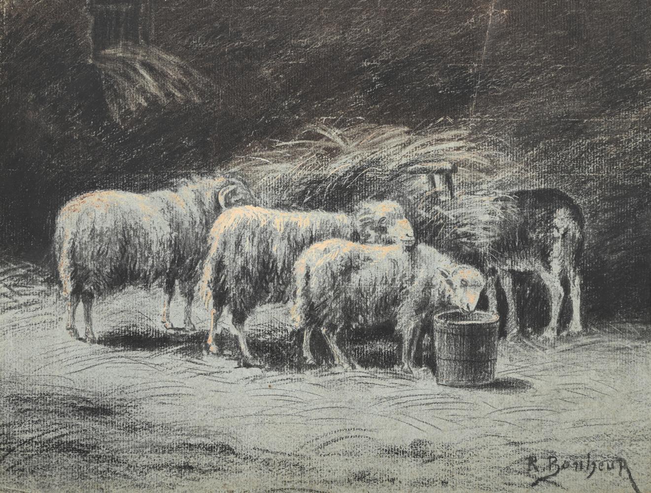 ROSA BONHEUR (FRENCH 1822-1899), SHEEP GRAZING