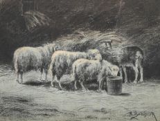 ROSA BONHEUR (FRENCH 1822-1899), SHEEP GRAZING