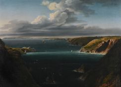 PHILIP JOHN OULESS (BRITISH 1817-1885), GUERNSEY FROM LA COUPÉE