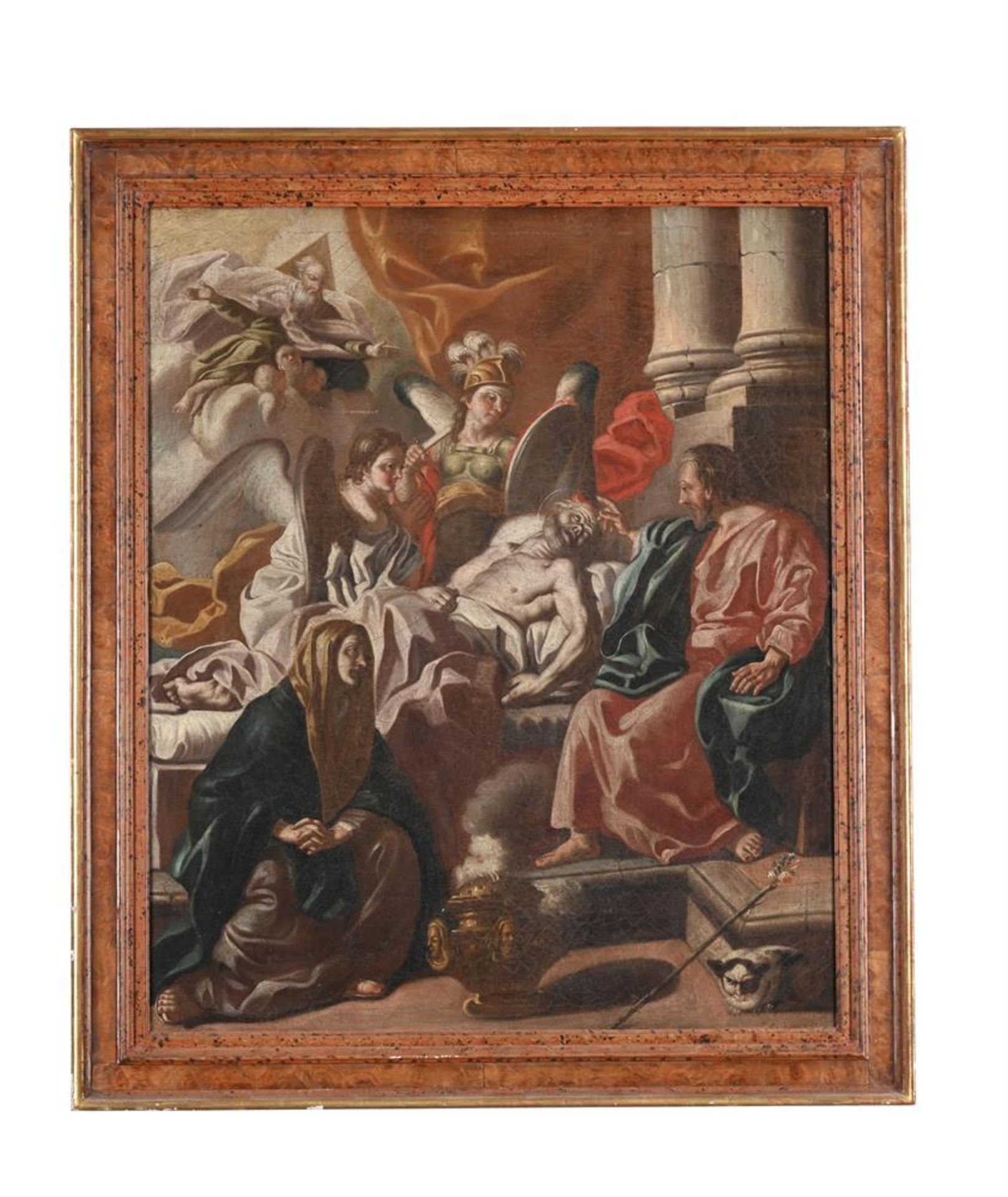FOLLOWER OF FRANCESCO SOLIMENA, THE DEATH OF SAINT JOSEPH - Image 2 of 3