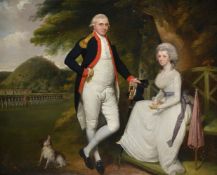 ROBERT HOME, PORTRAIT OF LIEUTENANT-COLONEL WILLIAM SYDENHAM AND HIS WIFE, IN MADRAS