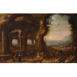 ROMBOUT VAN TROYEN (DUTCH CIRCA 1605-1650), ORIENTALIST FIGURES IN A GROTTO