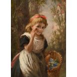 AUGUSTUS EDWIN MULREADY (BRITISH 1844-1904), THE FLOWER GIRL