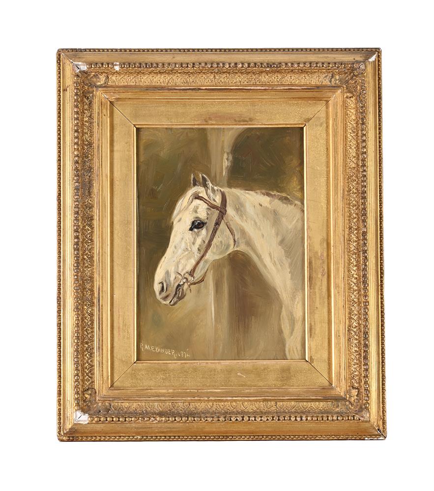 ROBERT L. ALEXANDER (BRITISH 1840-1923), THE HEAD OF A HORSE - Image 2 of 3