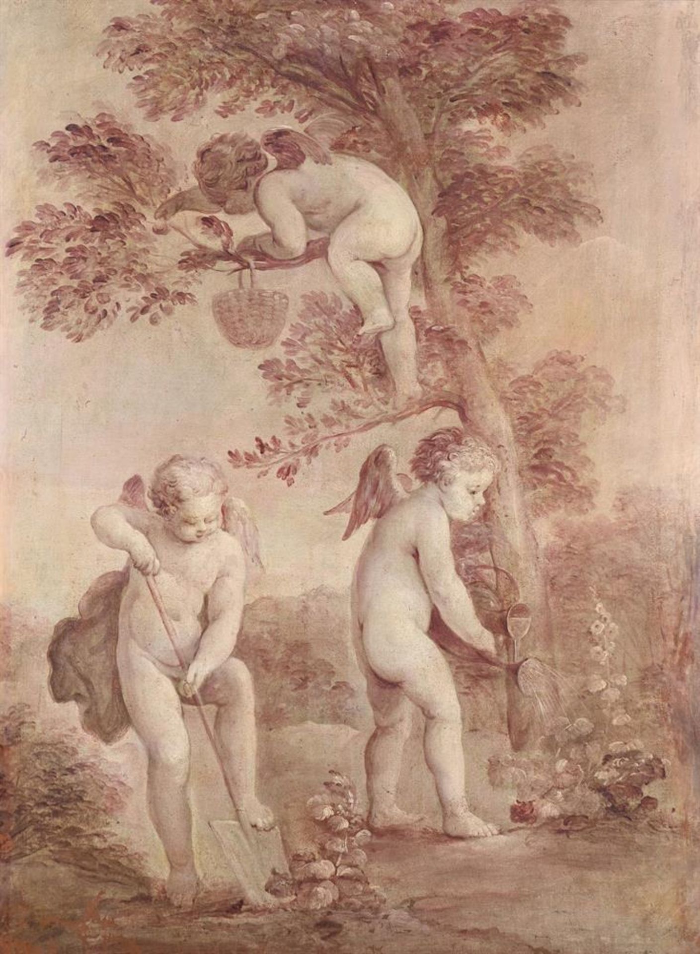 FOLLOWER OF JACOB DE WITT, PUTTI EMBLEMATIC OF THE FOUR CLASSICAL ELEMENTS - Image 2 of 13