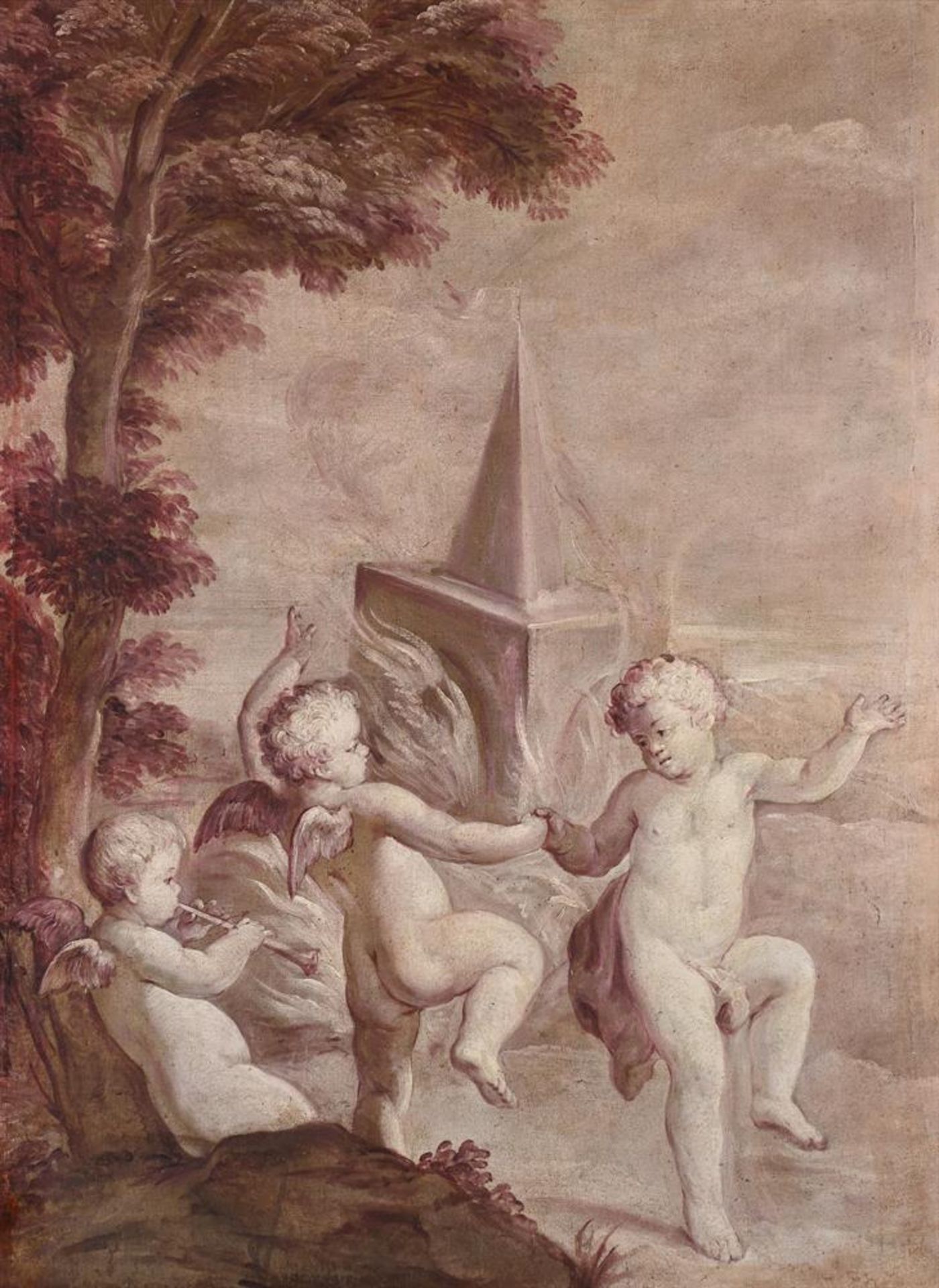 FOLLOWER OF JACOB DE WITT, PUTTI EMBLEMATIC OF THE FOUR CLASSICAL ELEMENTS - Image 3 of 13