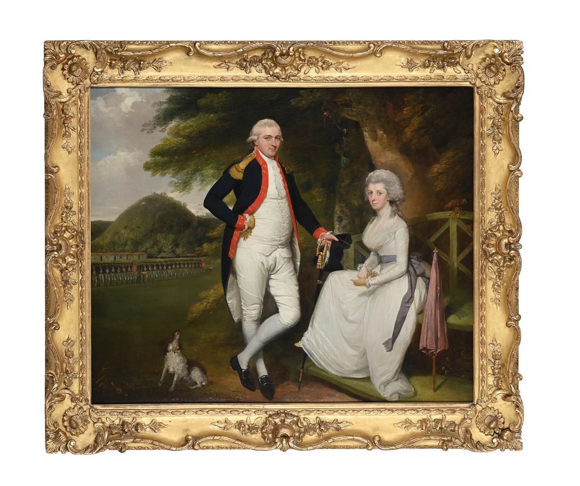 ROBERT HOME, PORTRAIT OF LIEUTENANT-COLONEL WILLIAM SYDENHAM AND HIS WIFE, IN MADRAS - Image 2 of 3