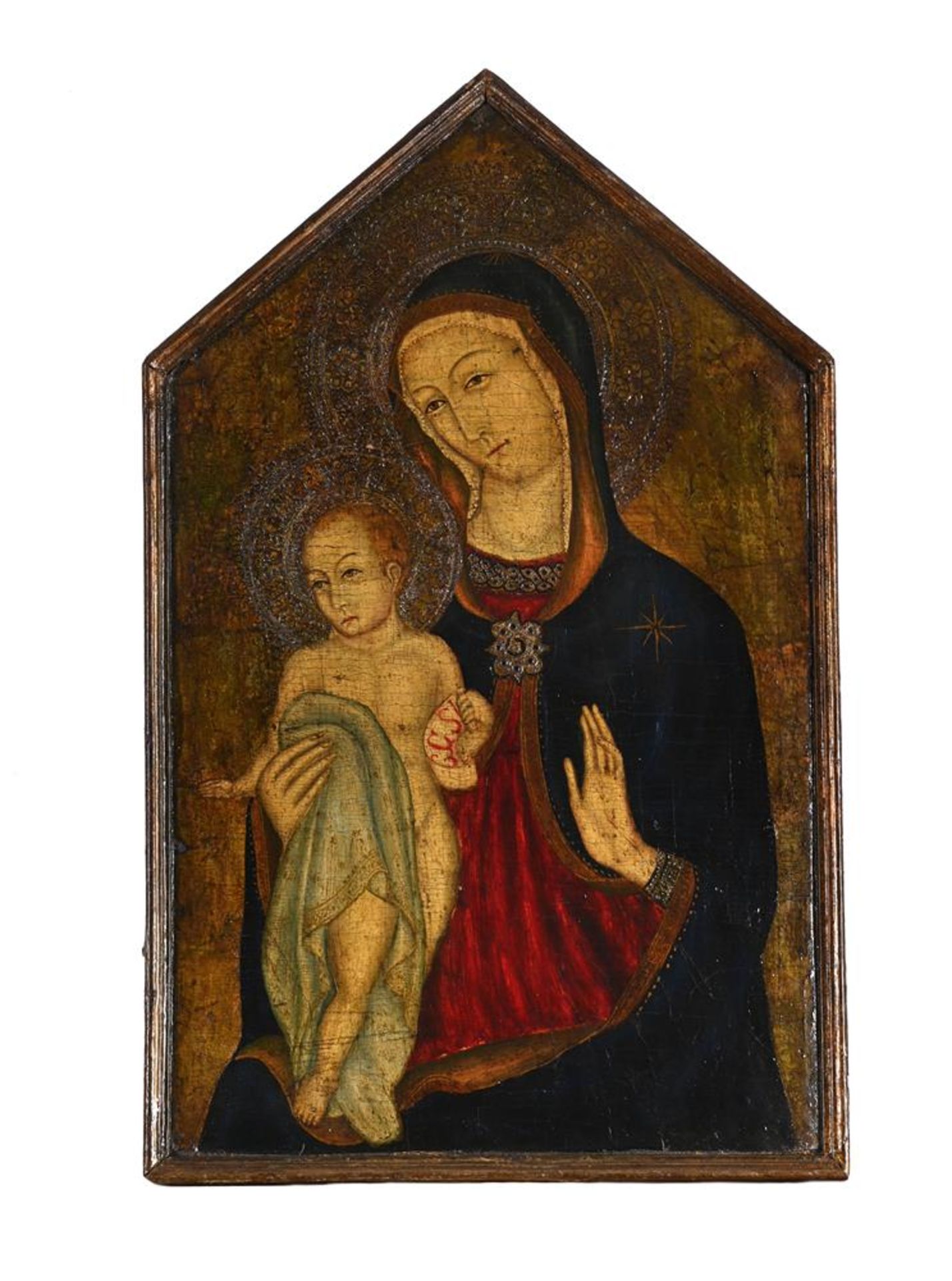 MANNER OF UGOLINO DA SIENA, MADONNA AND CHILD