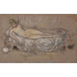 JAMES ABBOTT MCNEILL WHISTLER (AMERICAN 1834- 1903), NUDE MODEL RECLINING (M.1606)