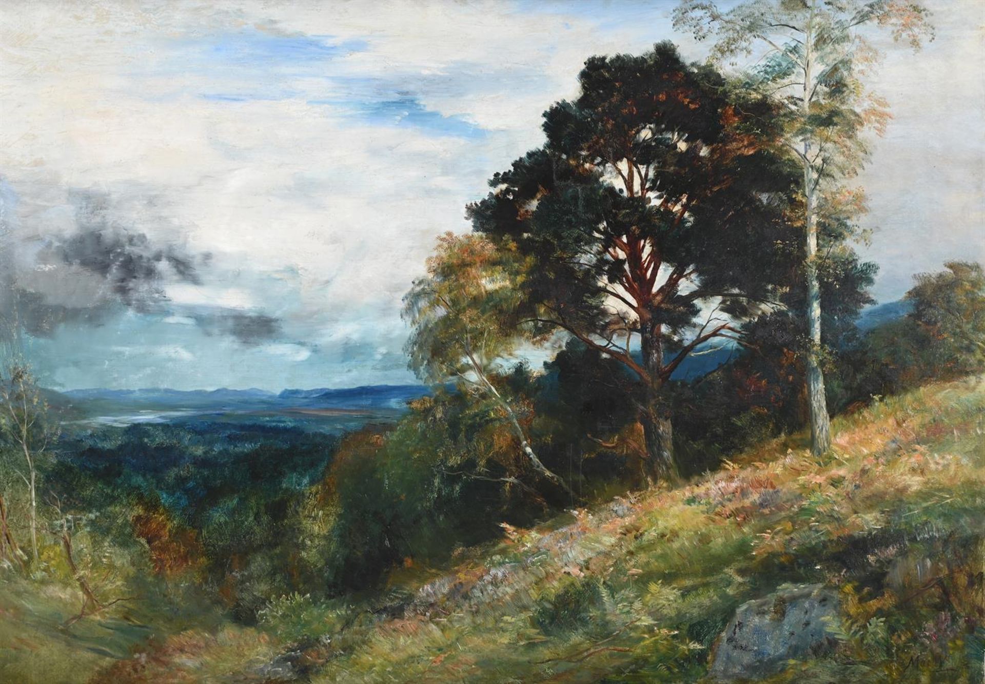 JOHN MACWHIRTER (SCOTTISH 1839-1911), IN ROTHIEMURCHUS FOREST