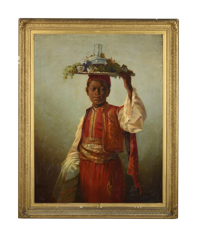 BRITISH SCHOOL (19TH CENTURY), AN ARABIAN SERVANT BOY - Bild 2 aus 3