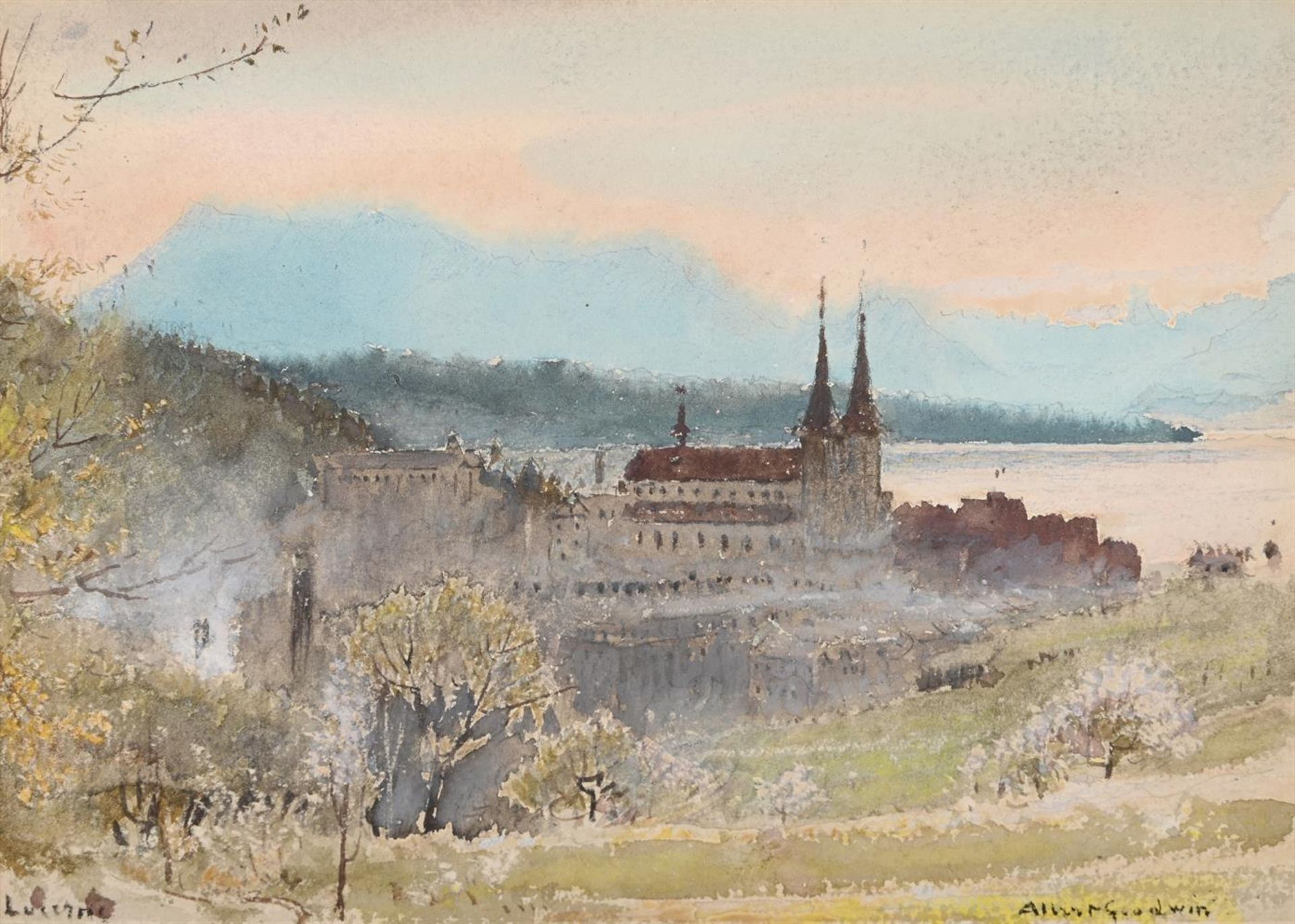ALBERT GOODWIN (BRITISH 1845-1932), LUCERNE