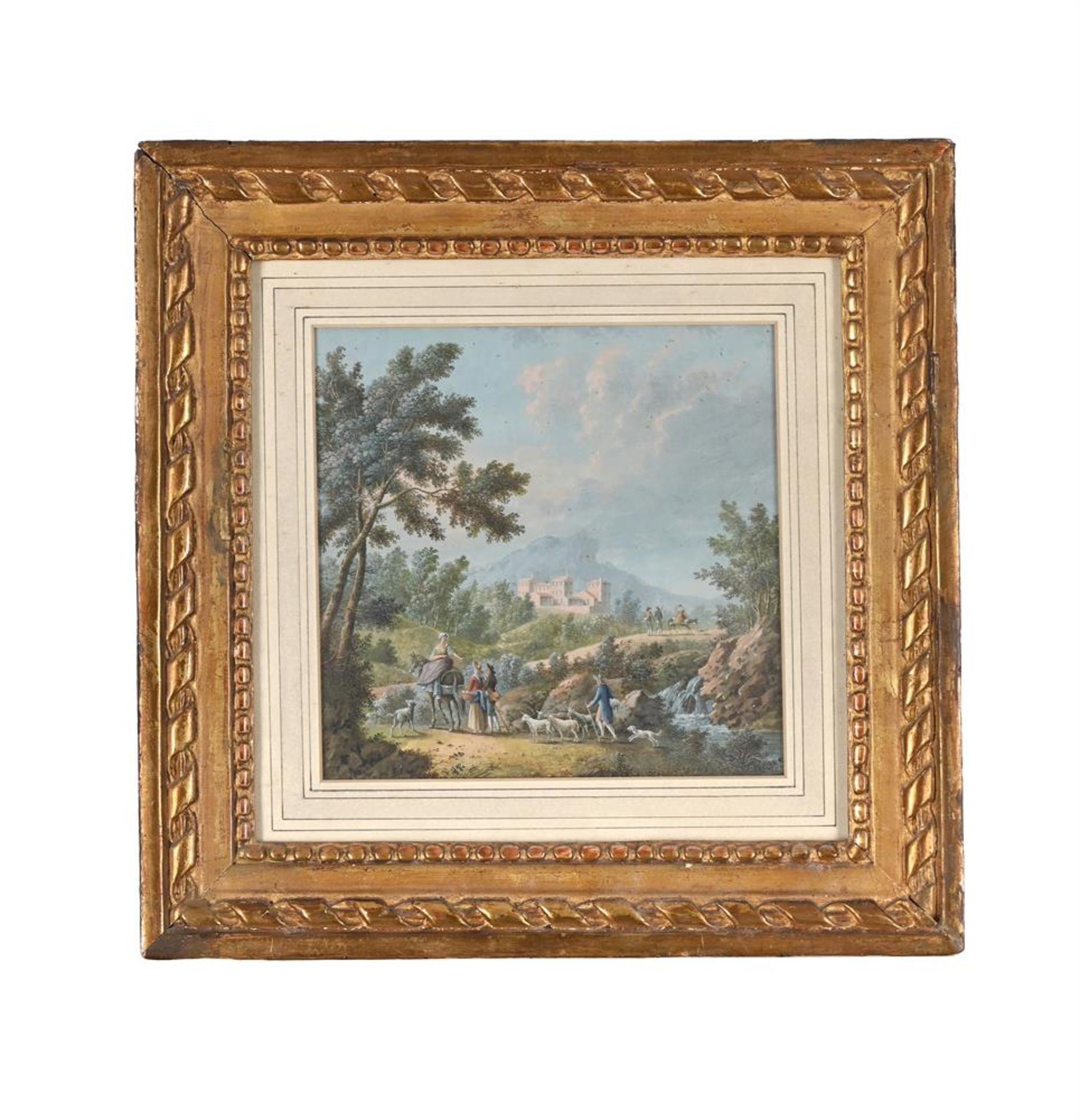 ZACHARIE FELIX DOUMET (FRENCH 1761-1818), TWO VIEWS OF THE ENVIRONS D'ASCALDAS - Bild 5 aus 6