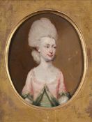 ENGLISH SCHOOL (18TH CENTURY), PORTRAIT OF A LADY IN A PINK DRESS