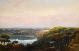 FOLLOWER OF CARLO LABRUZZI, VIEW OF LAKE NEMI