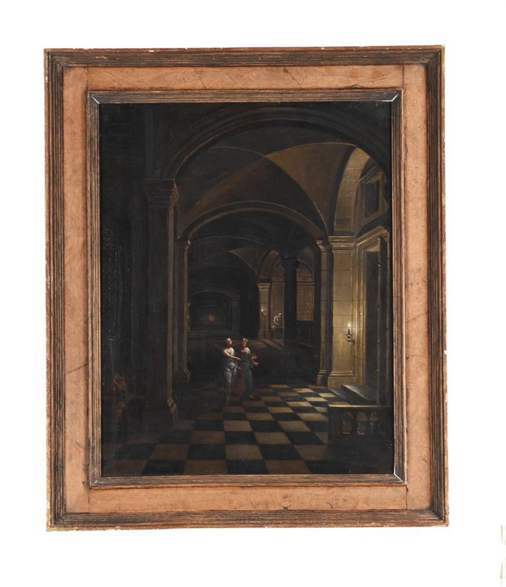 ATTRIBUTED TO HENDRIK VAN STEENWYCK II (DUTCH 1580-1649), SAINT PETER BEING RELEASED FROM PRISON - Bild 2 aus 3