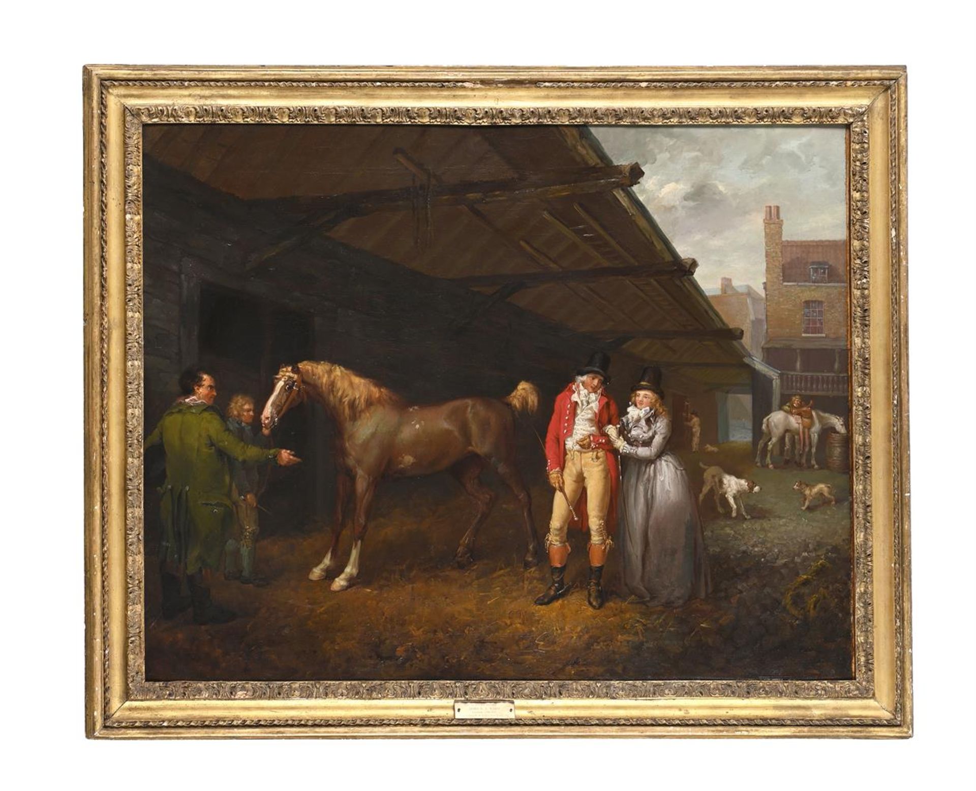 JAMES WARD (BRITISH 1759-1859), A LIVERY STABLE - Image 2 of 3