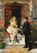 HERBERT WILLIAM WEEKES (BRITISH 1841-1914), THE YOUNG VISITOR