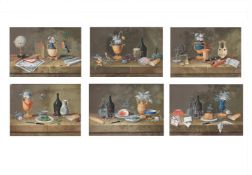 JOHANN RUDOLF FEYERABEND (SWISS 1779-1814), A SET OF SIX STILL-LIVES