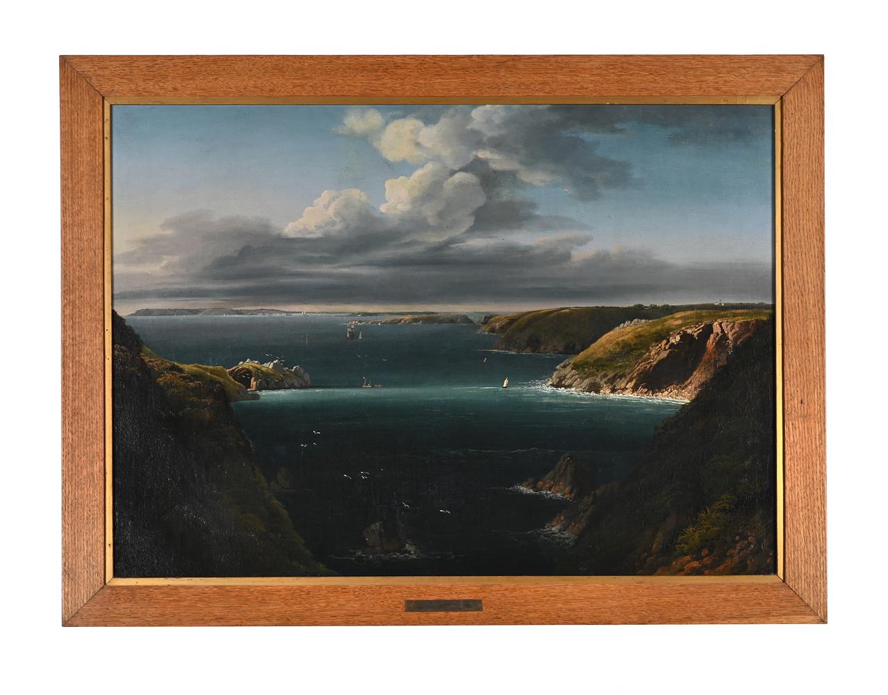 PHILIP JOHN OULESS (BRITISH 1817-1885), GUERNSEY FROM LA COUPÉE - Image 2 of 3