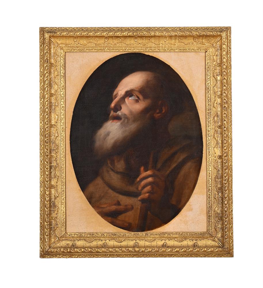 FOLLOWER OF GAETANO GANDOLFI, PORTRAIT OF A MAN, POSSIBLY SAINT ANTHONY, ABBOT