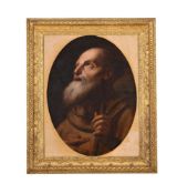 FOLLOWER OF GAETANO GANDOLFI, PORTRAIT OF A MAN, POSSIBLY SAINT ANTHONY, ABBOT