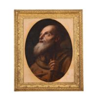 FOLLOWER OF GAETANO GANDOLFI, PORTRAIT OF A MAN, POSSIBLY SAINT ANTHONY, ABBOT