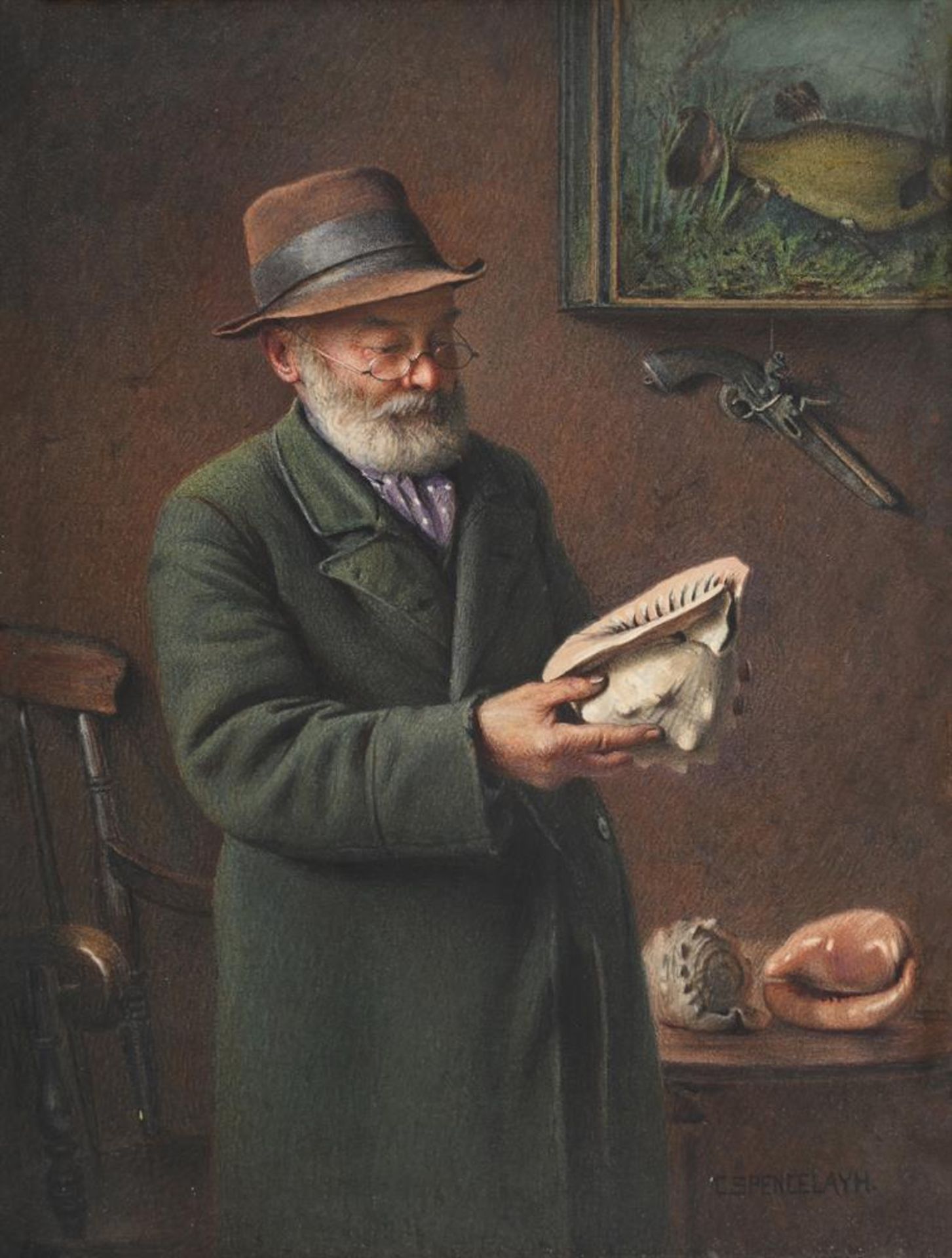 λ CHARLES SPENCELAYH (BRITISH 1865-1958), QUEER FISH