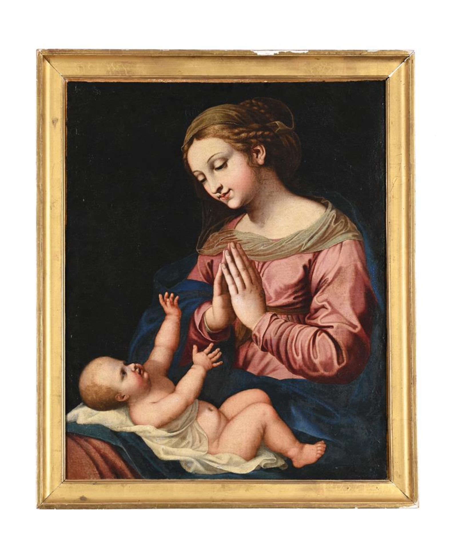 FOLLOWER OF LUCA PENNI, MADONNA AND CHILD - Image 2 of 3