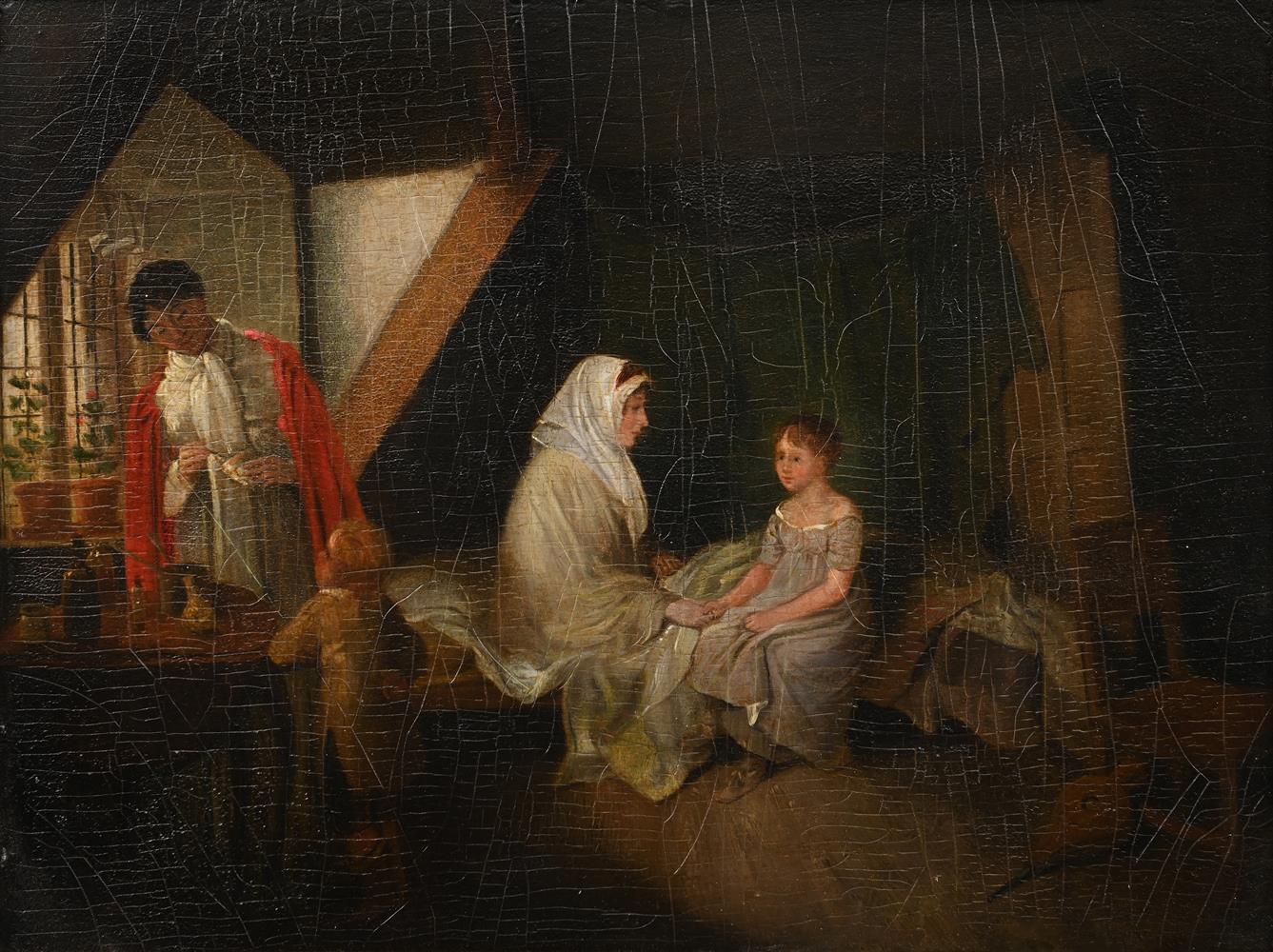 EDWARD BIRD (BRITISH 1772-1819), THE BENEVOLENT VILLAGE INSTRUCTRESS (2)