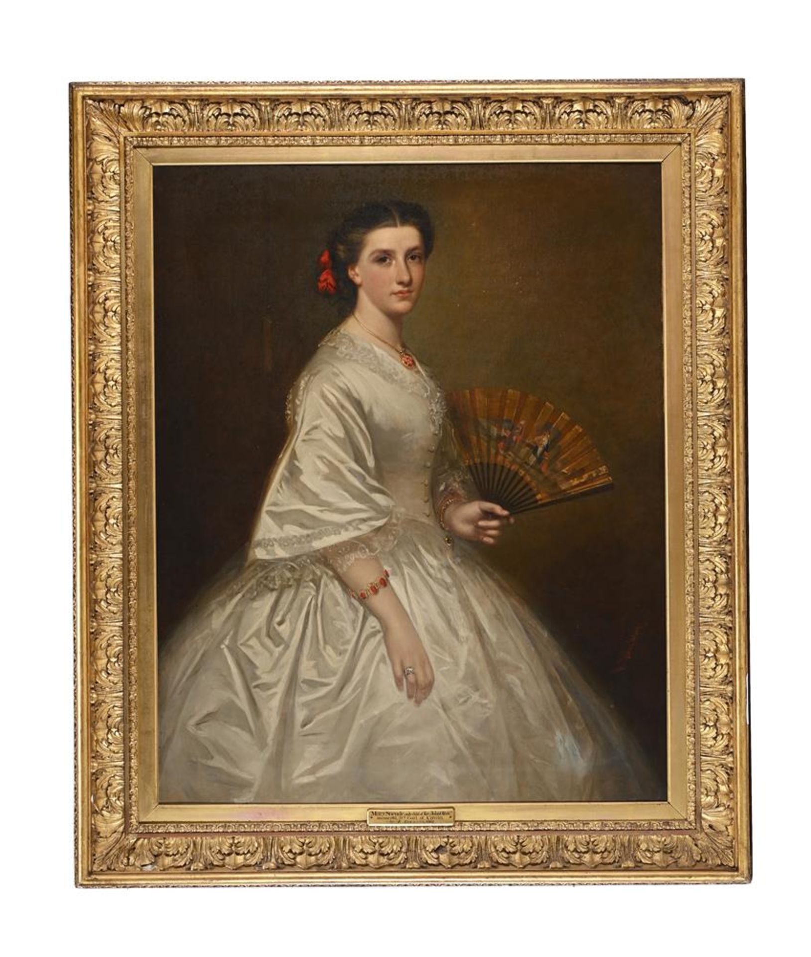 RICHARD BUCKNER (BRITISH 1812-1883), PORTRAIT OF MARY SNEADE - Bild 2 aus 3