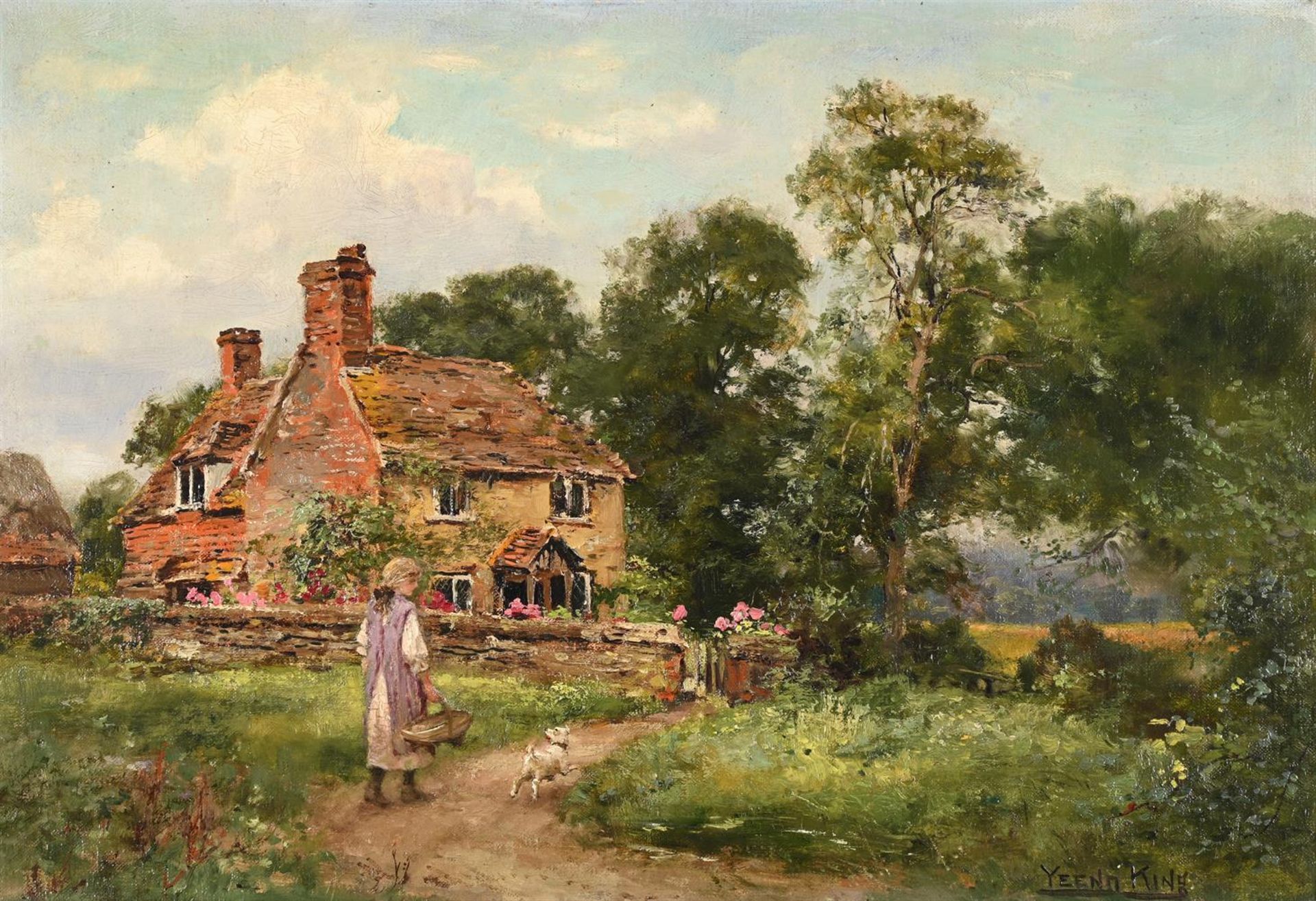 HENRY JOHN YEEND KING (BRITISH 1855-1924), A SURREY COTTAGE