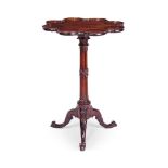 A MAHOGANY TRIPOD TABLE LATE 19TH OR EARLY 20TH CENTURY