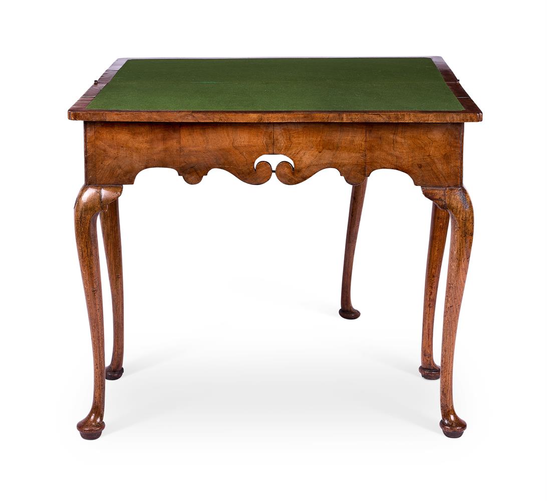 A GEORGE I PROVINCIAL WALNUT AND ASH CARD-TABLE - Image 3 of 3