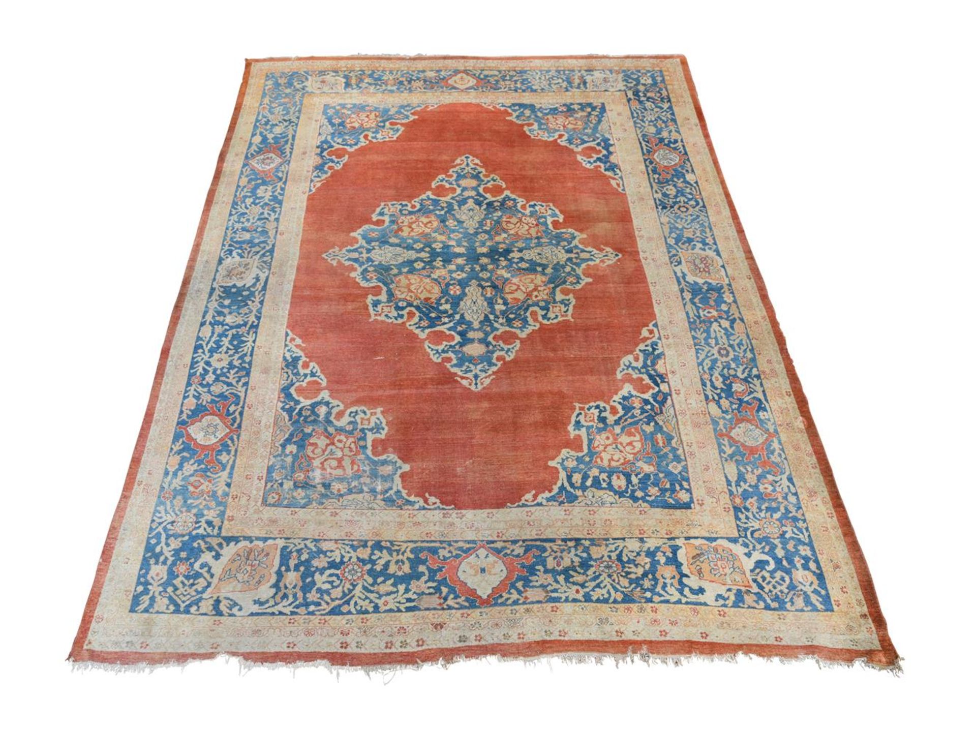 A ZIEGLER CARPET SULTANABAD DISTRICT CIRCA 1880