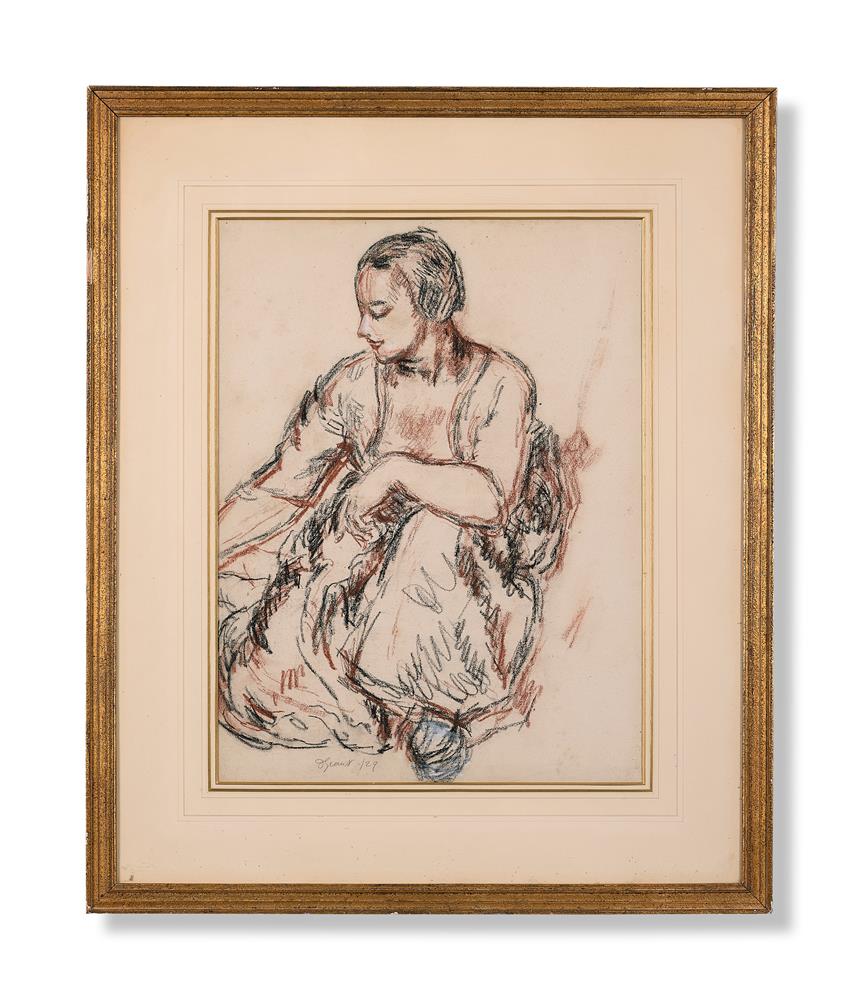 λ DUNCAN GRANT (BRITISH 1885-1978), SEATED WOMAN