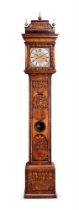 A WILLIAM III/QUEEN-ANNE WALNUT AND FLORAL MARQUETRY EIGHT-DAY LONGCASE CLOCK JOSEPH WINDMILLS