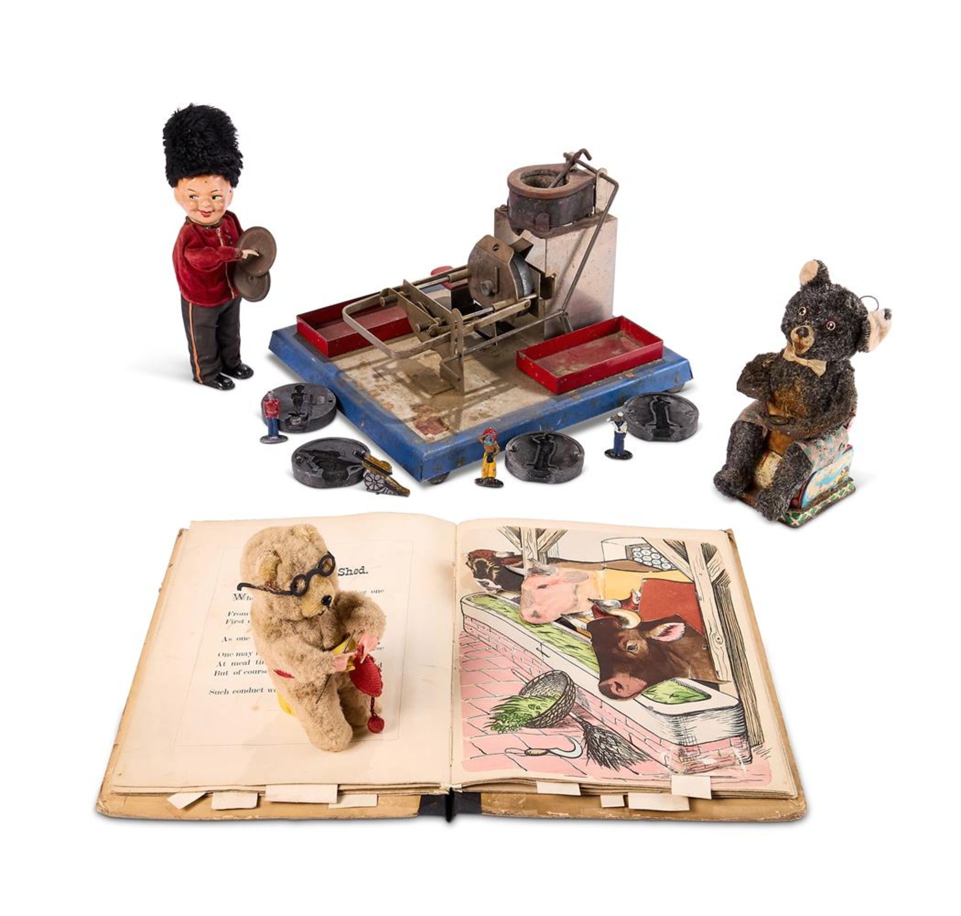 AN ASSORTMENT OF CHILDREN'S TOYS MOSTLY 20TH CENTURY