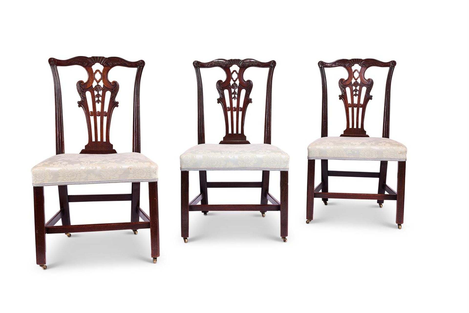 A SET OF TWELVE GEORGE II MAHOGANY DINING-CHAIRS - Image 5 of 5