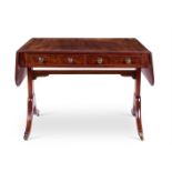 A REGENCY MAHOGANY SOFA TABLE EARLY 19TH CENTURY