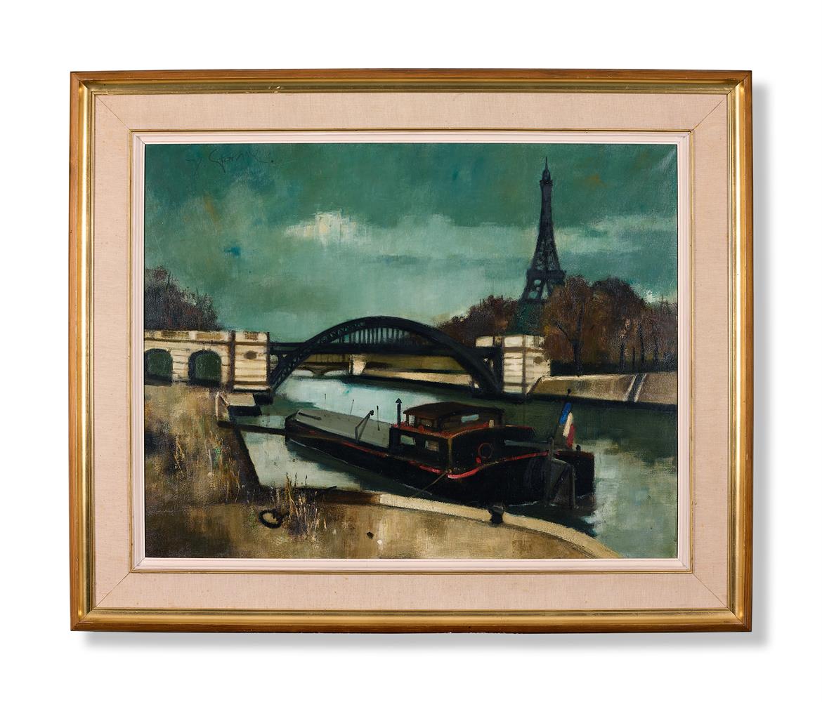 λ PIERRE-CHRISTIAN GANNE (FRENCH 1902-1984), LE PORT DE PASSY 1963