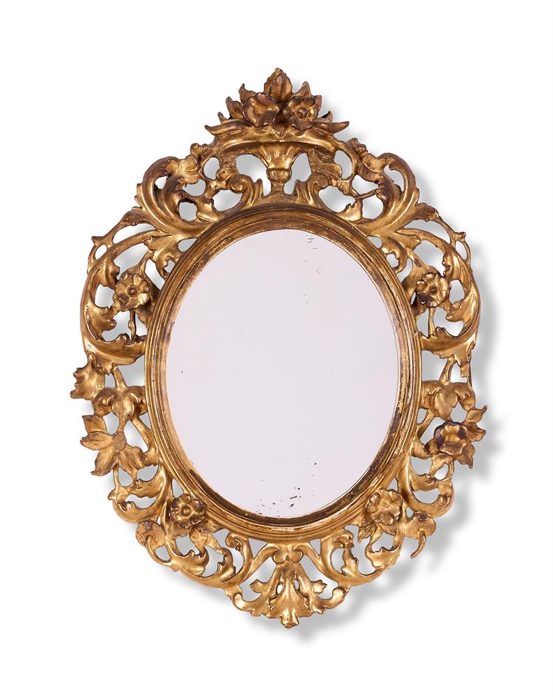 A PAIR OF EARLY VICTORIAN OVAL MIRRORS MID-19TH CENTURY - Image 3 of 3